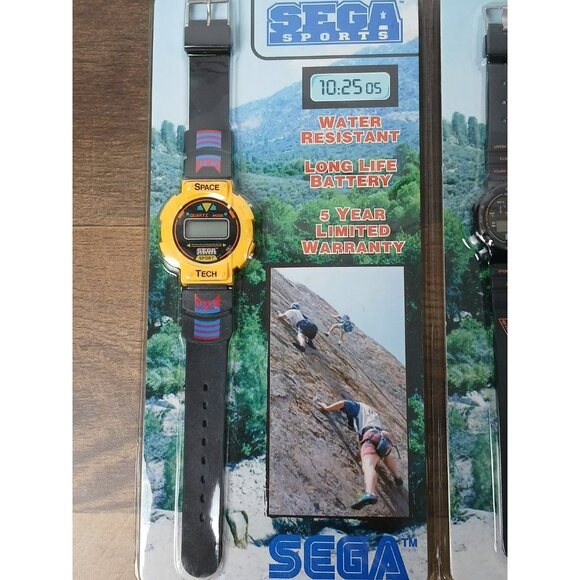 Sega Sports Watch Vintage Retro Quartz Lot of 5 - All Sealed - Rare! - Picture 2 of 12